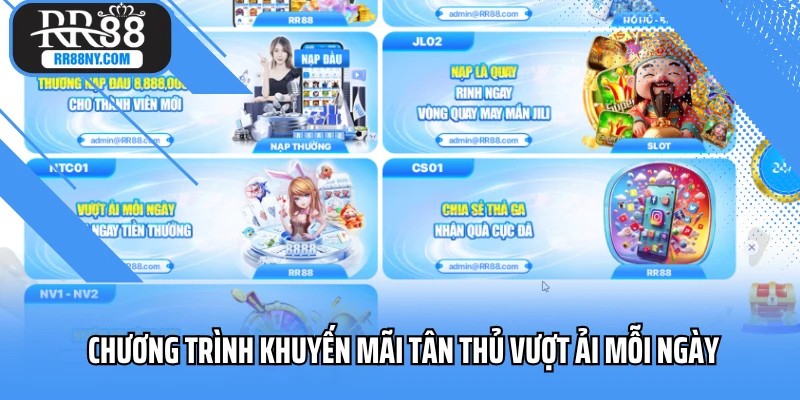Chương trình khuyến mãi tân thủ vượt ải mỗi ngày
